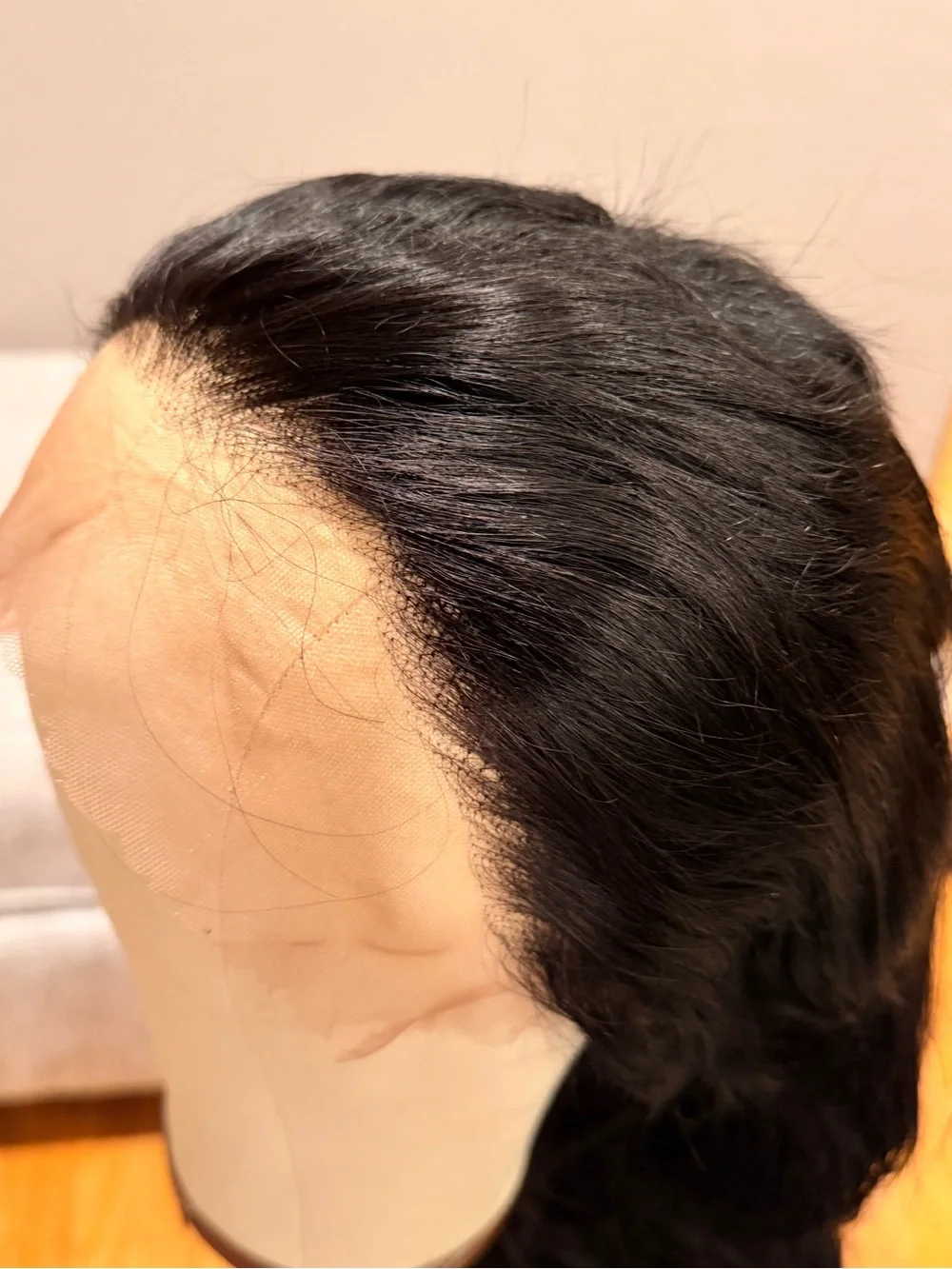 26” Natural Black #1b‎ Body Wave 13x6 HD Lace Front 100% Human Hair Wig #228